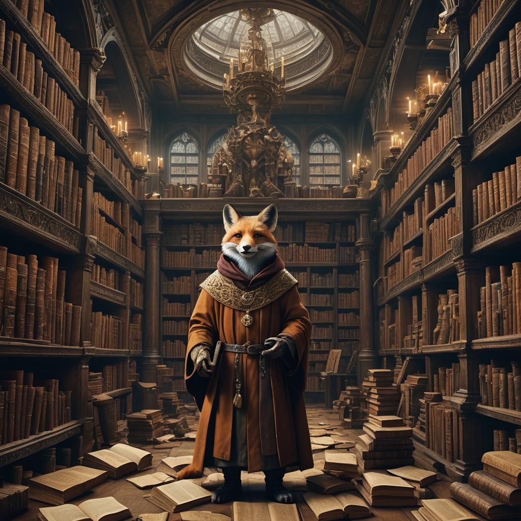 The librarian: sorry for the mess