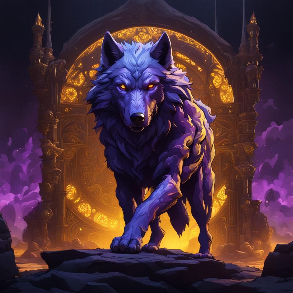 Alpha night wolf