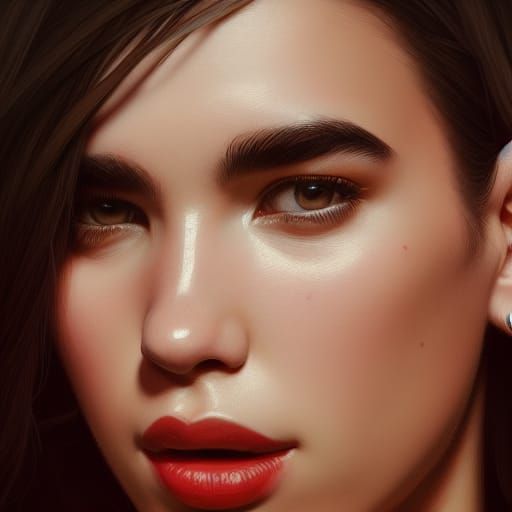 Hyperdetailed Portrait with Dynamic Lighting in Art Nouveau ...
