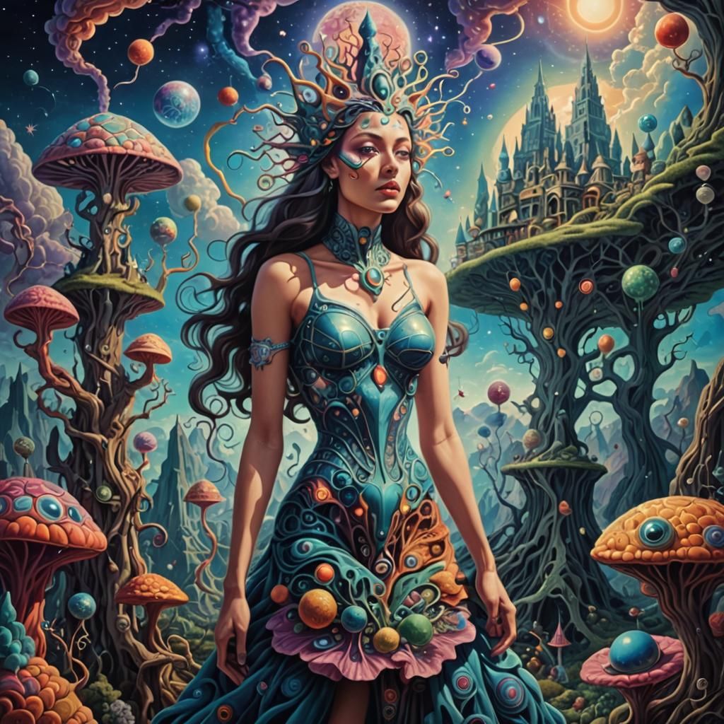 Surreal DMT Landscape