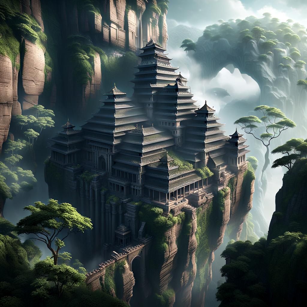 Magnificent Ancient City on a Treacherous Cliff