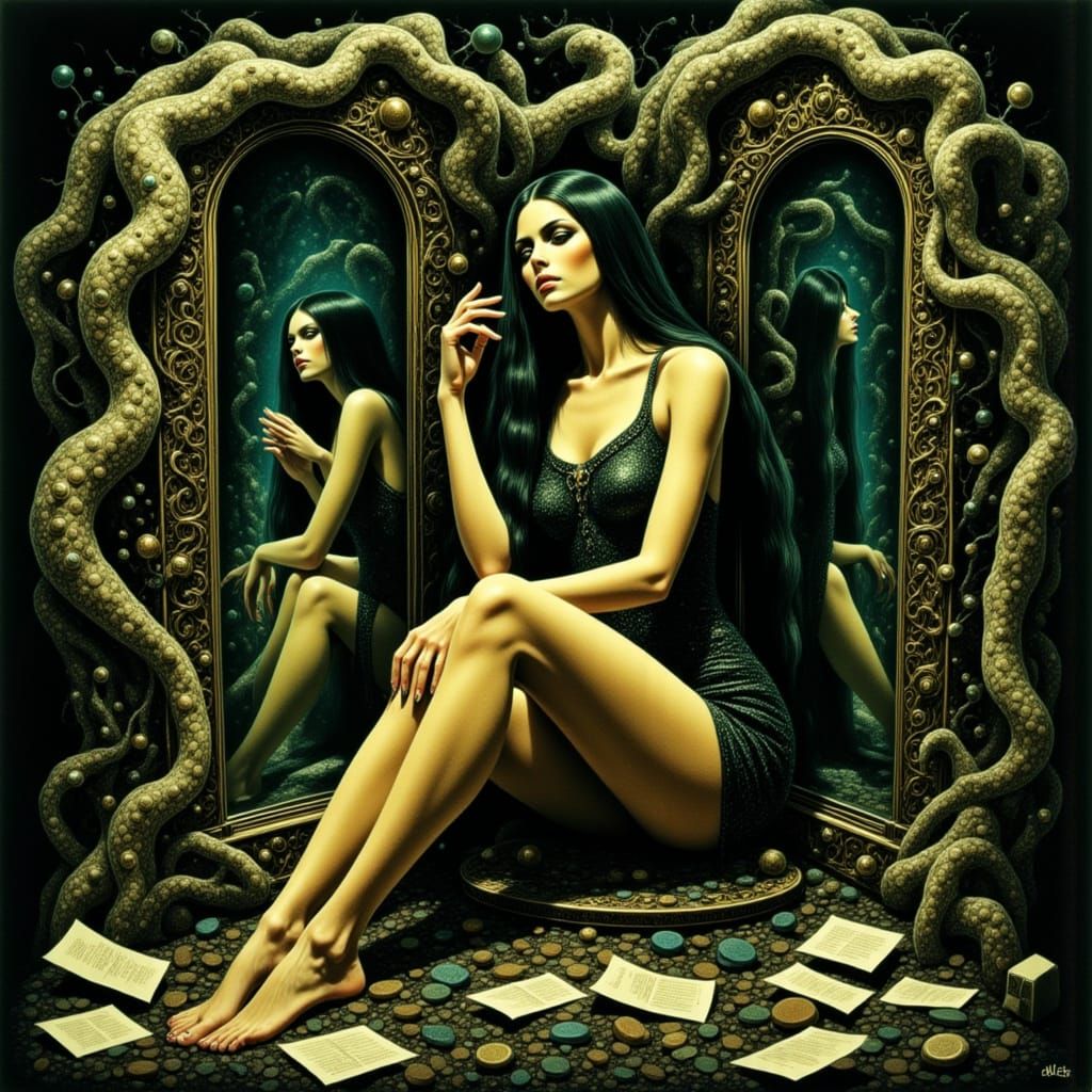 Dreamlike Fragmentation in a Kaleidoscope of Broken Glass