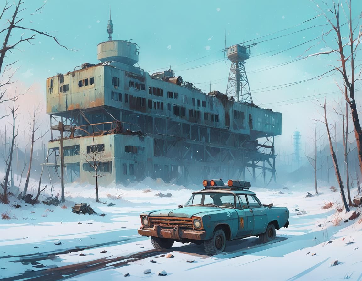 Bleak Winter Wonderland: Abandoned Aftermath