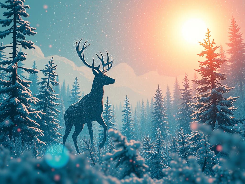 Whitetail Goddess in Steampunk Splendor