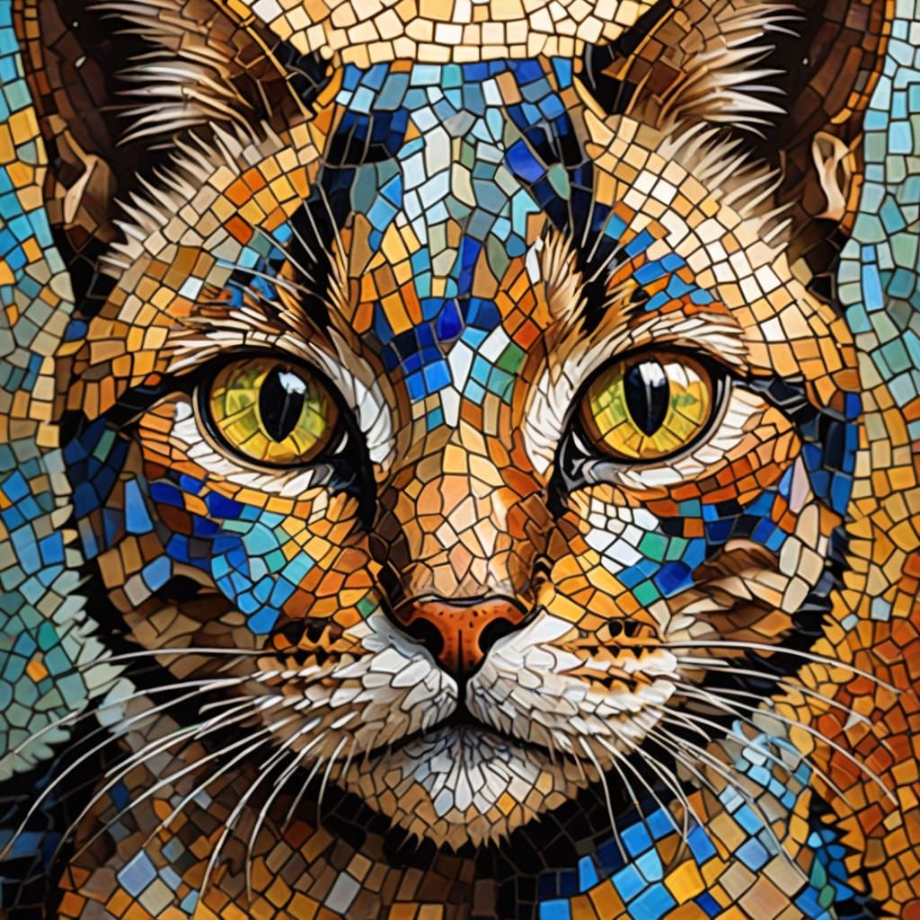 cat mosaic