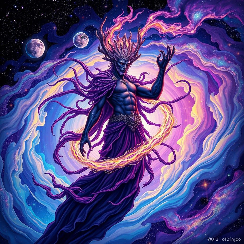 Majestic Hades in Cosmic Vortex