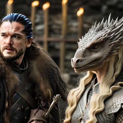 Majestic Dragon Soaring Above Westeros