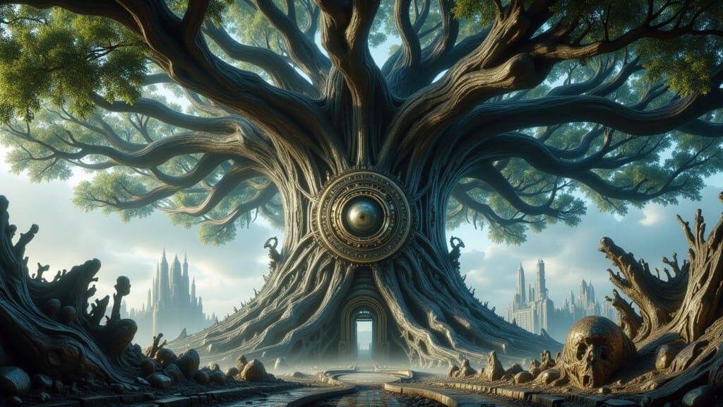 A colossal, ancient tree...