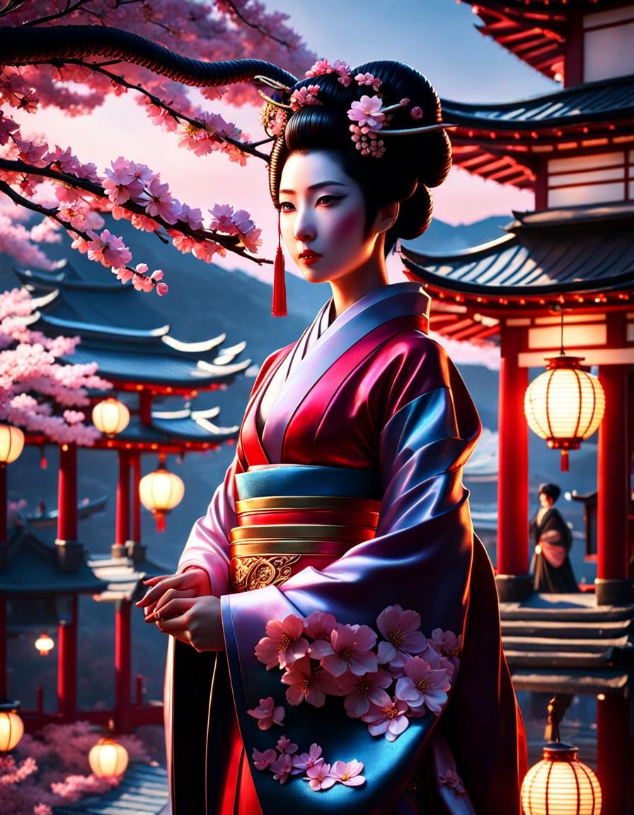 Cherry Blossom 🌸 Geisha