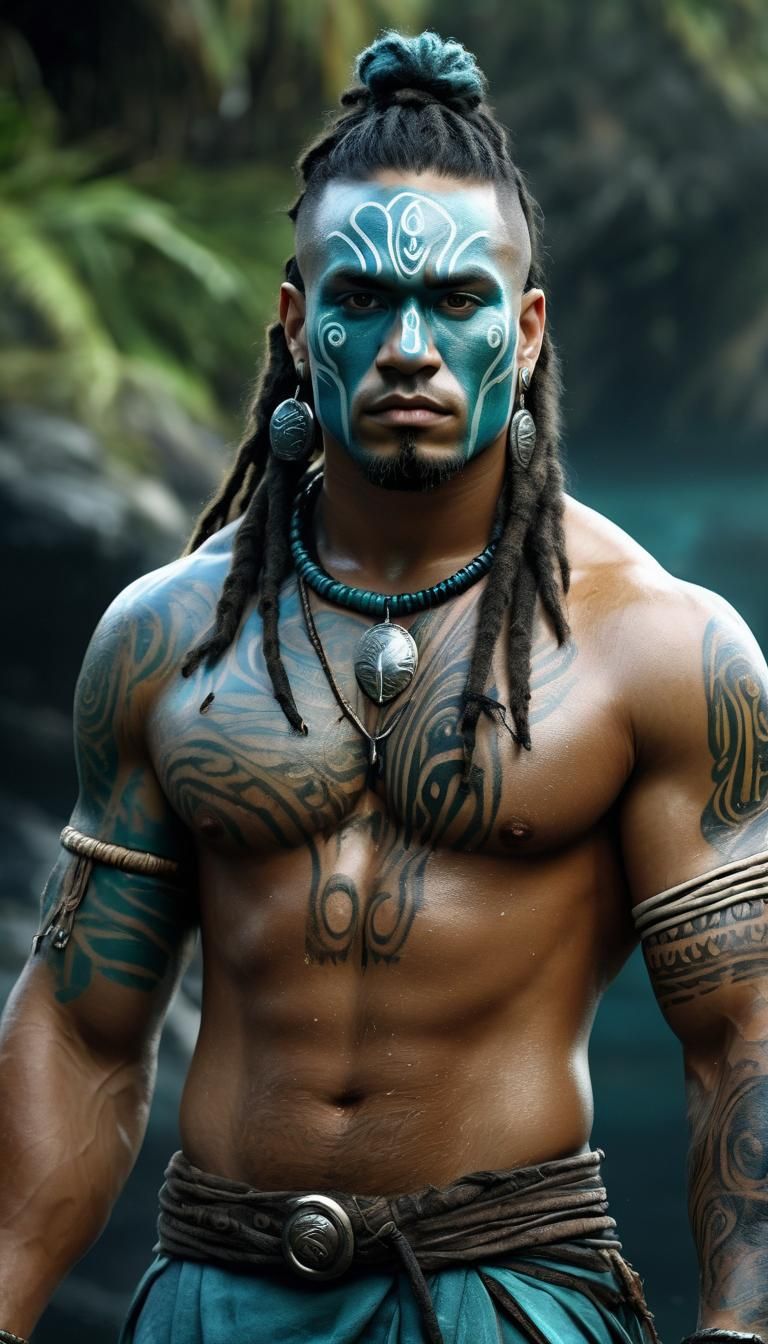 Maori Warrior of the Seas: A Polynesian Fantasy Masterpiece