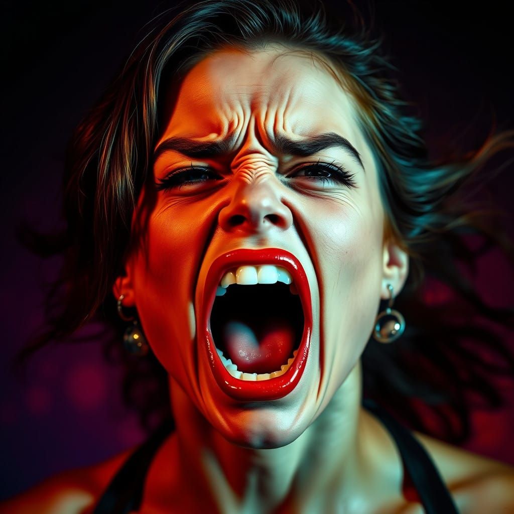 Fierce Scream in a Dark, Moody World