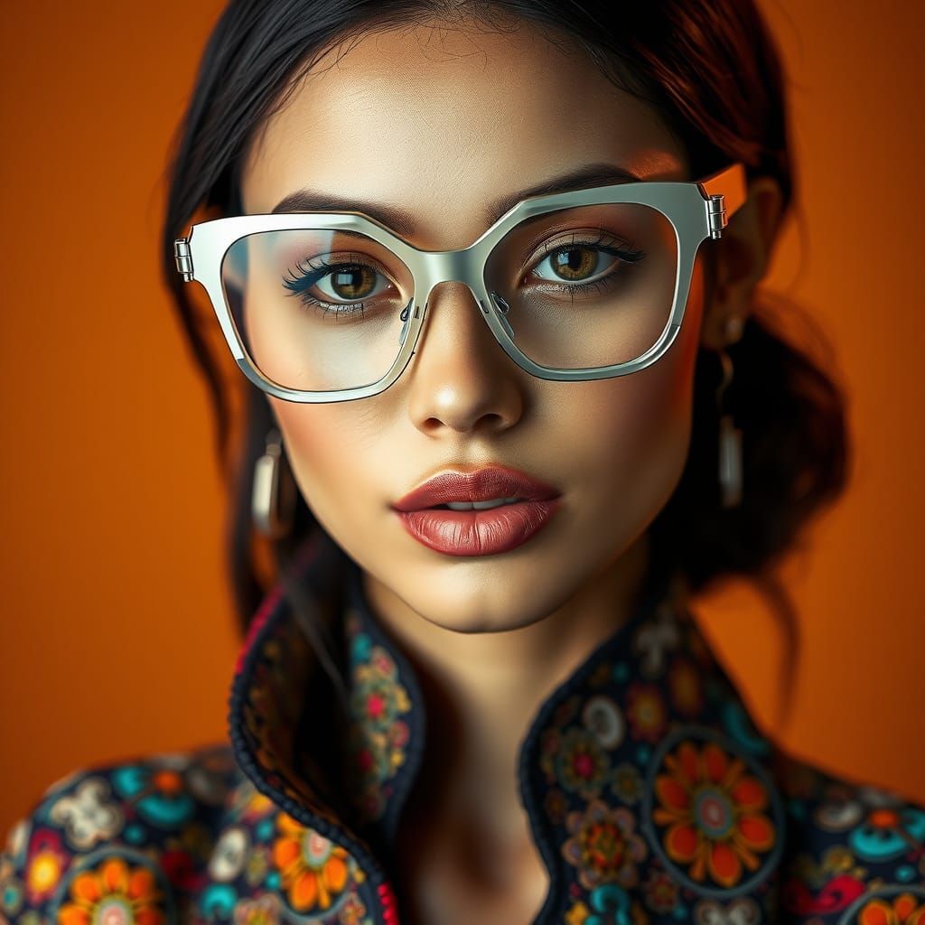 Hyperrealistic Portrait of a Beautiful Woman