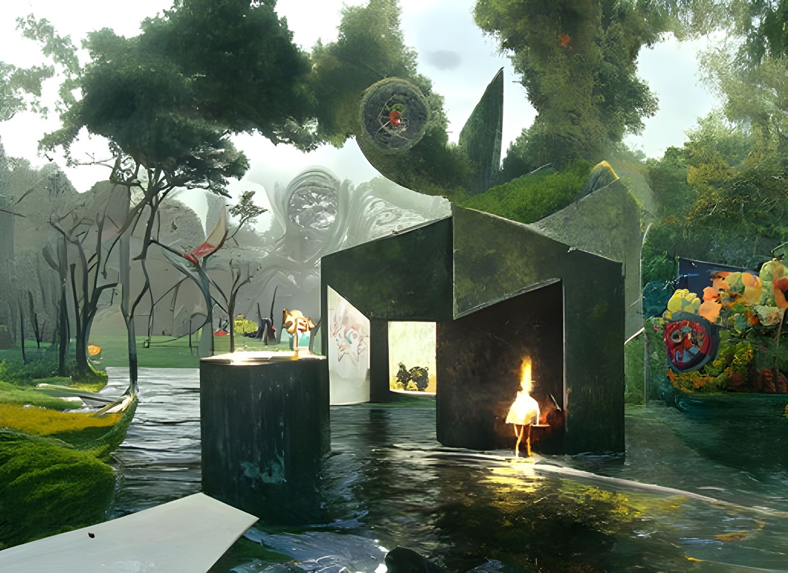 Conceptual Metaphoria: A Detailed Art Brut Rendering