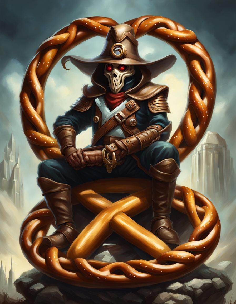Pretzel Man in a Fantasy World