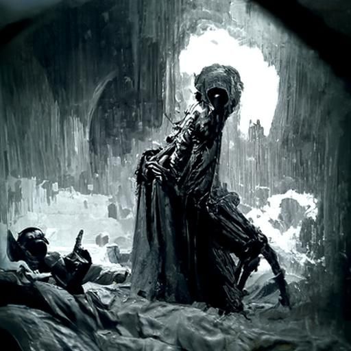 Sarcastic Horror in Gustave Doré Style