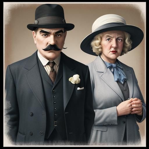 Hercule Poirot and Miss Marple