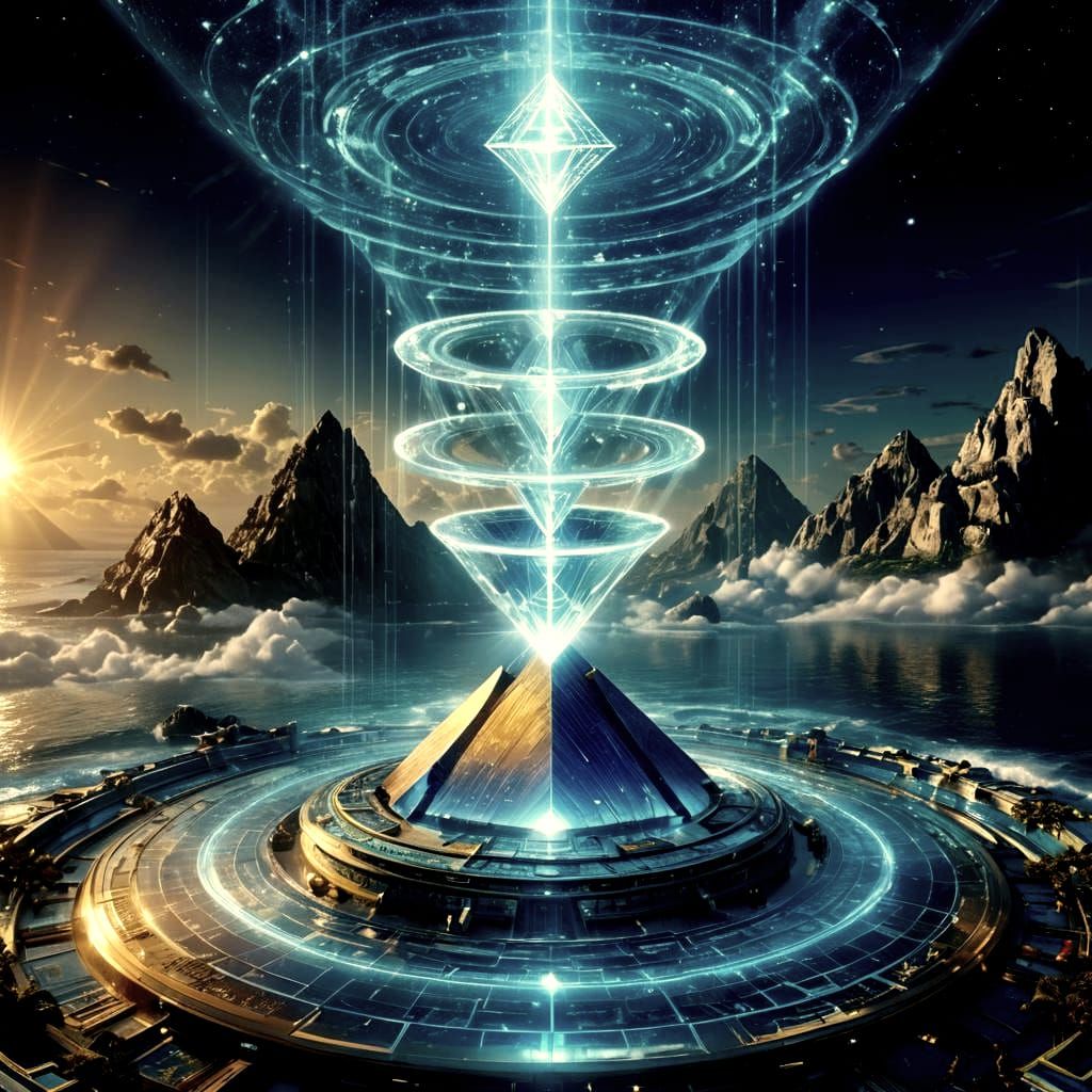 Atlantis Golden Age: Emerald Pyramid Temple of Healing