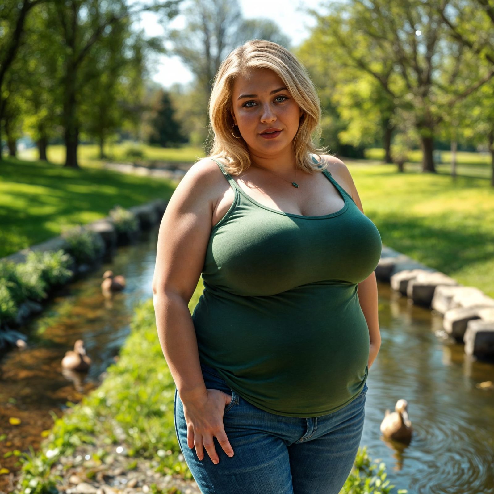 Gorgeous Summer Goddess with Vibrant Colors