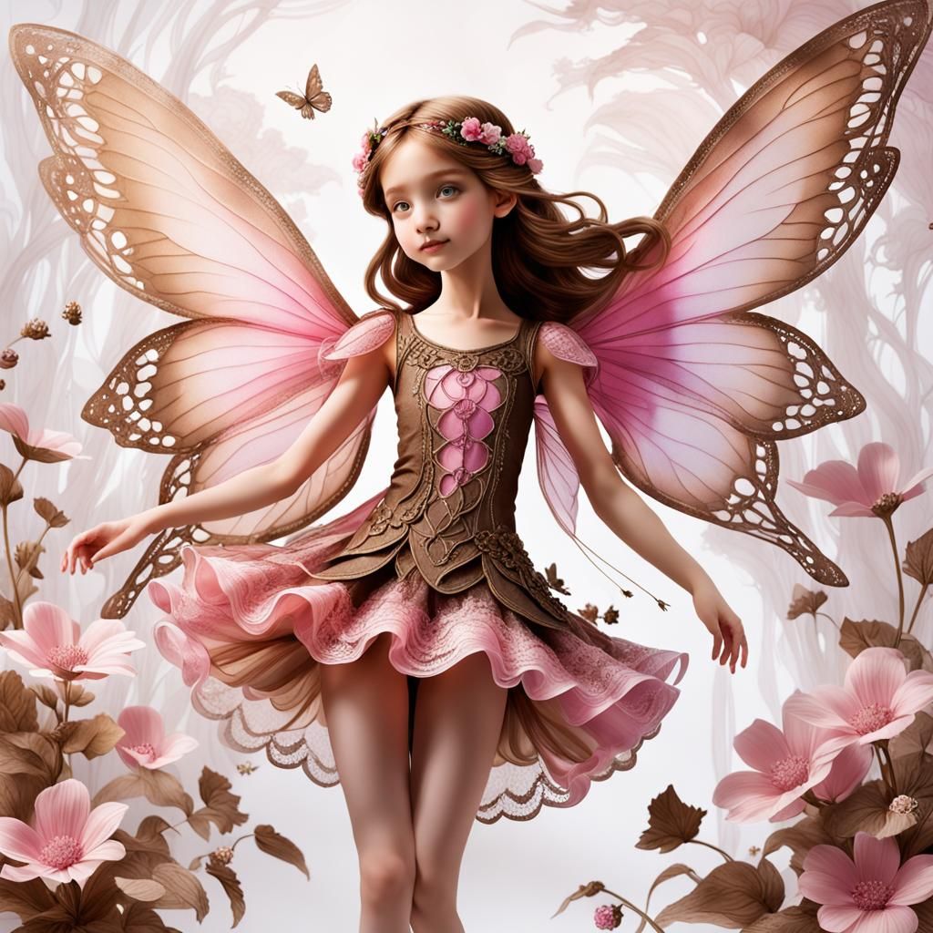 Enchanting Fairy Soaring in a Fantasy Realm