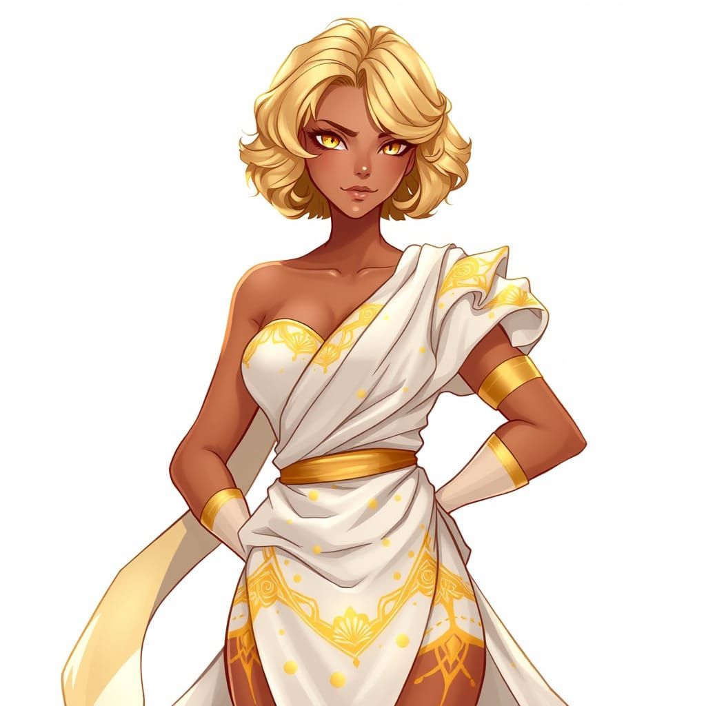 Ethereal Golden Goddess