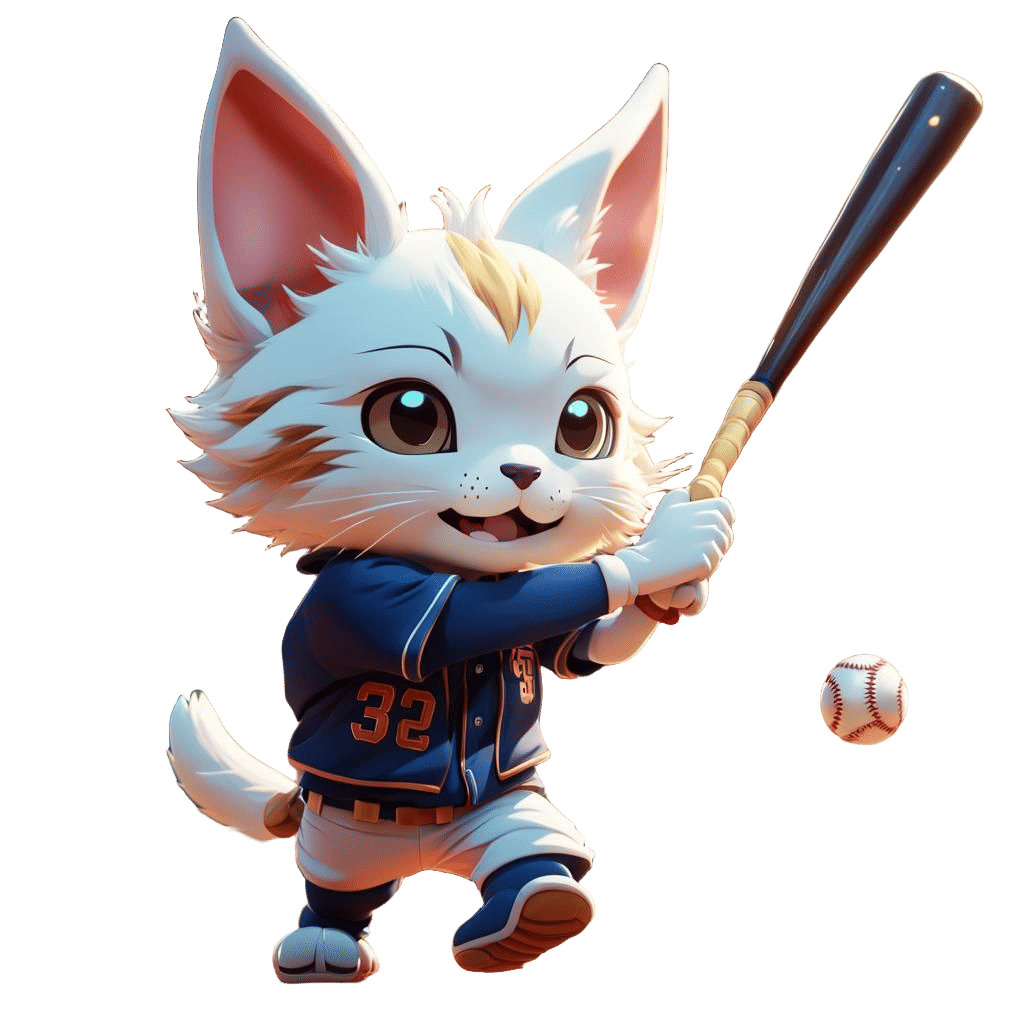 Colorful Anime Baseball Player Pet