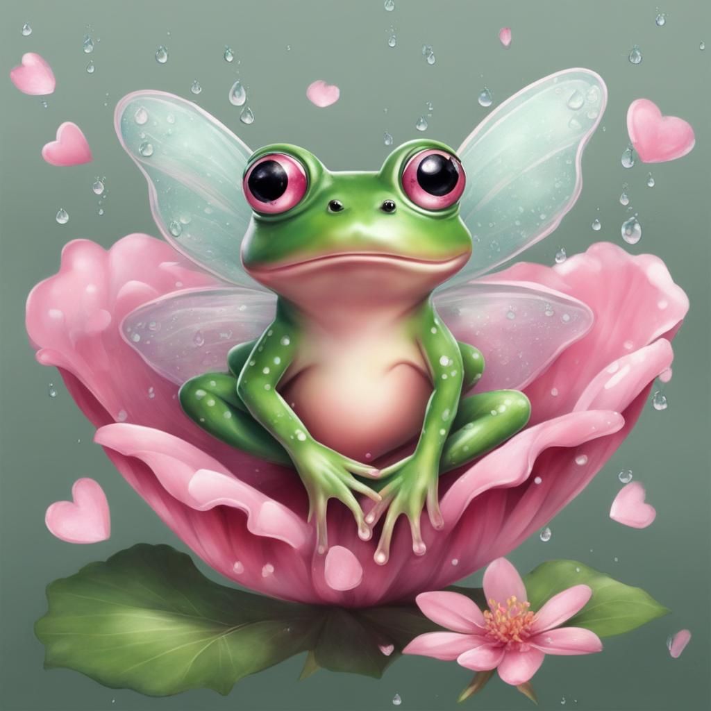 Cute Frog Fairy