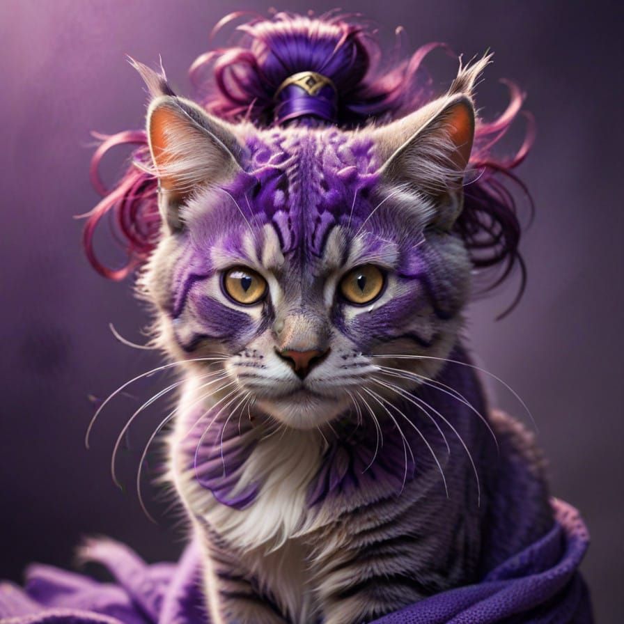 Fierce Woman in Martial Arts Attire