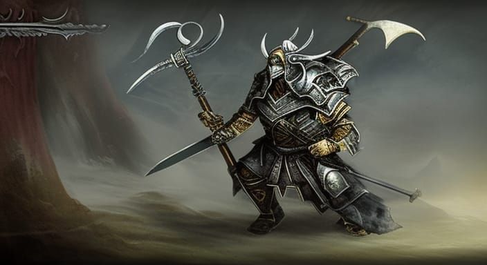 Warrior of Godsend Ready for Battle