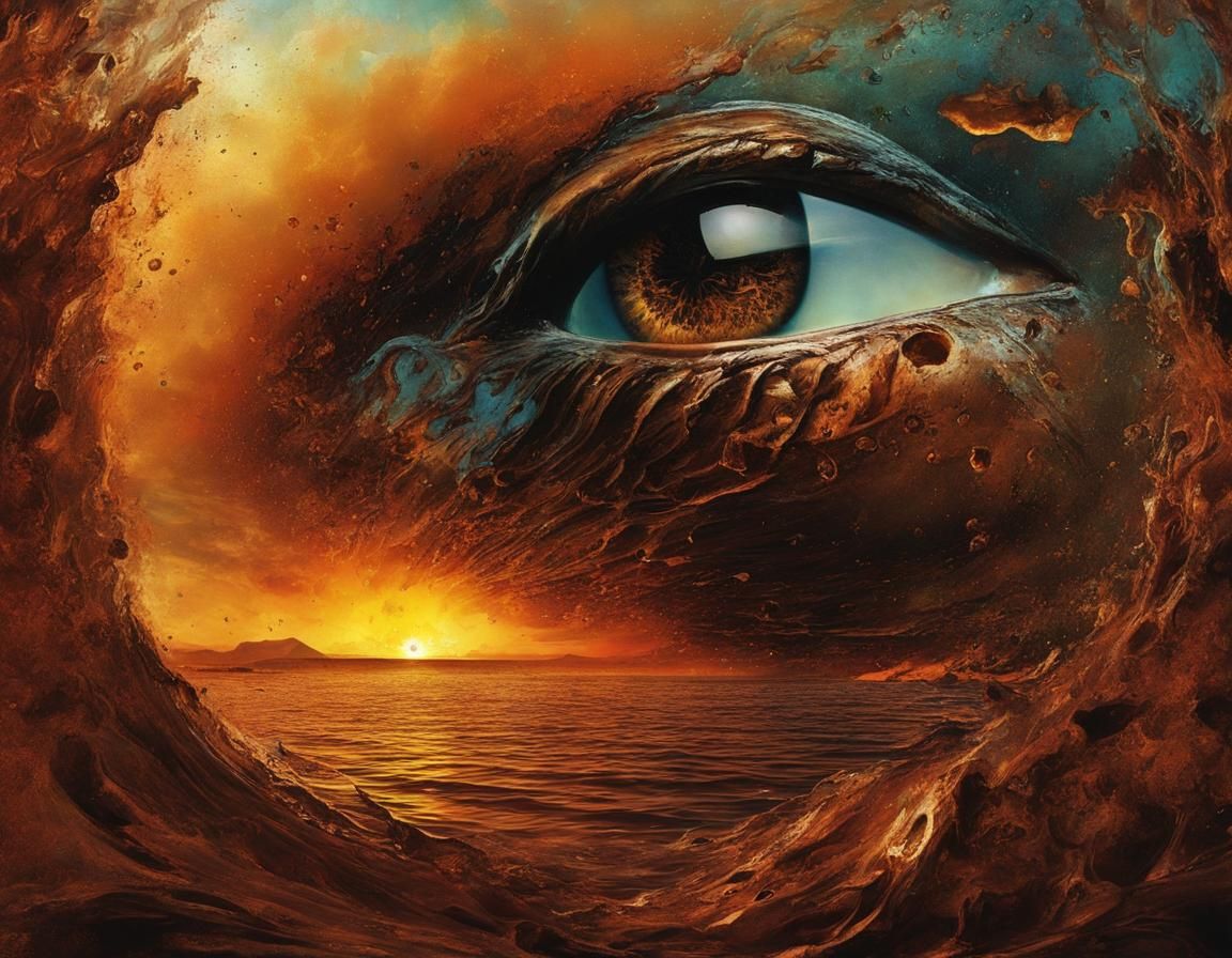 Surreal Melting Forms in a Muslinpunk Style