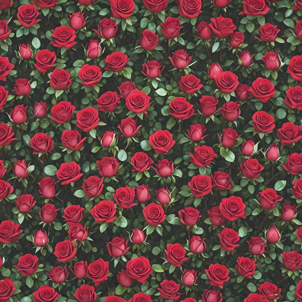 Scarlet bouquet of roses, DSLR photography with professional...