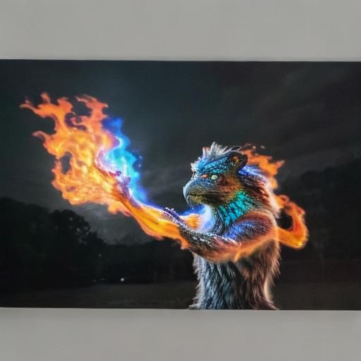 Cinematic Magician Casting a Spell