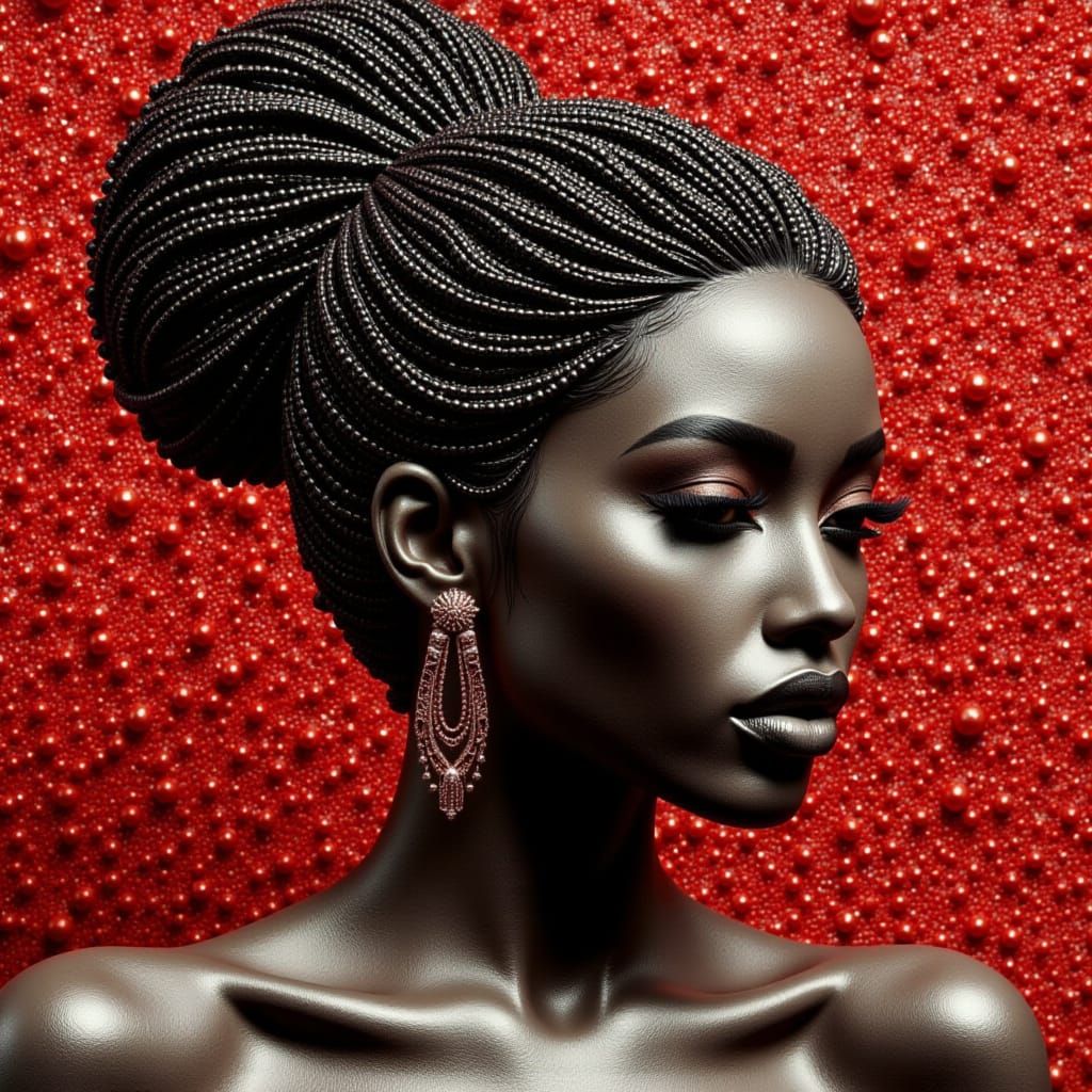 <lora:Pinny Pin v1-1:1.0> <lora:Blunt Bangs:1.0> Bless up Queen #black-woman