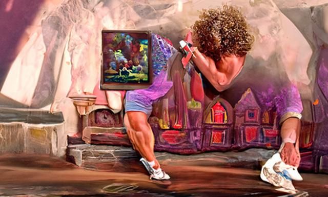 Sweating to the oldies with Richard Simmons Thomas Kinkade