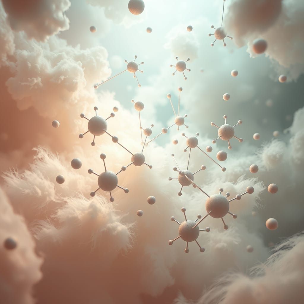 Molecular Structures Interacting Through Van Der Waals Force