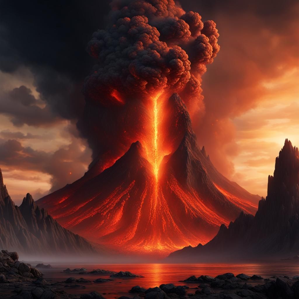 Inferno Titan Approaches Volcanic Apocalypse