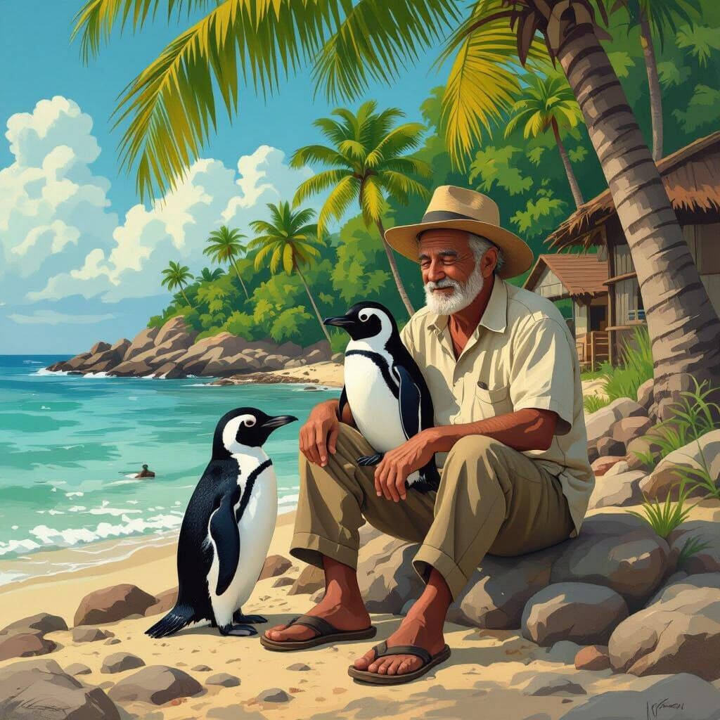 Heartwarming Scene of João and Penguin in Brazil