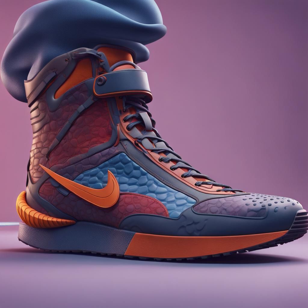 Bugatti-Inspired Nike Sneaker Concept Art