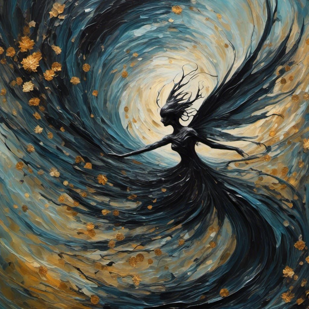 <lora:Dusklings2:1.0> Fairy Elastic flora stretching and twi...