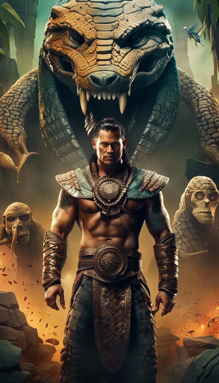 Mayan Superhero Movie Poster: Arrival of Balam