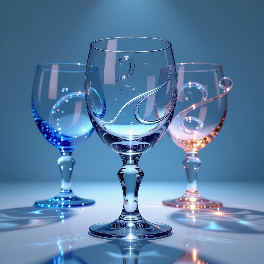 Graffiti Glass Sculptures Shimmering in Refracted Light