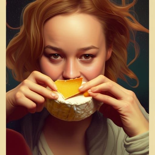 Brie Larson Enjoys Brie Cheese: Concept Art