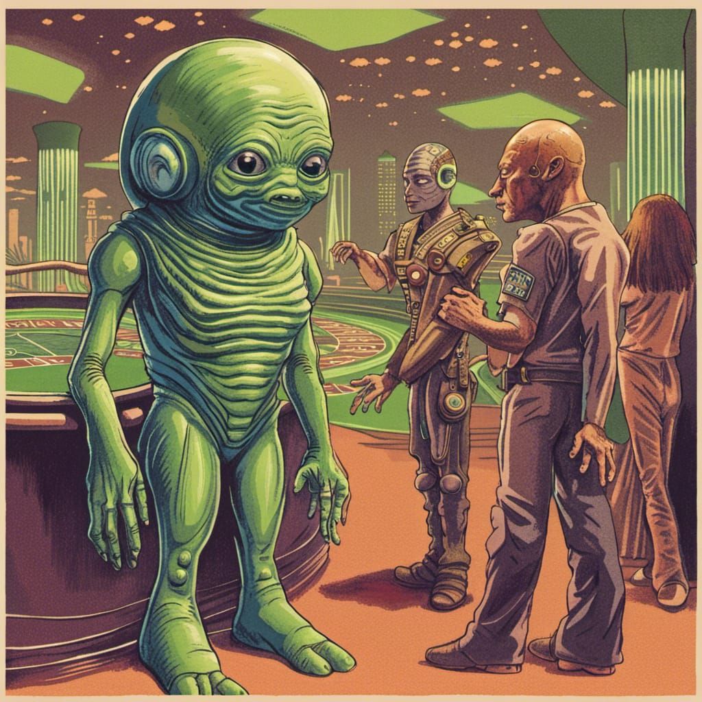 Casino Aliens Meet Human Hybrids