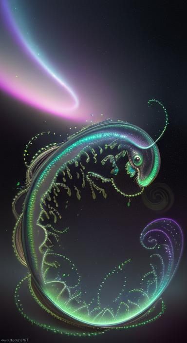 Photuris Frontalis Mating Swarm Fireflies in Prismatic Light