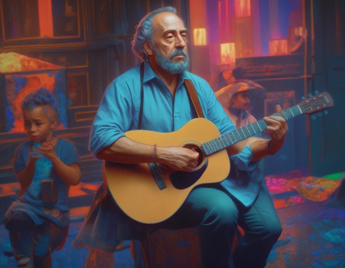 Intense Portrait of Shlomo Kalibach in Artgerm Style