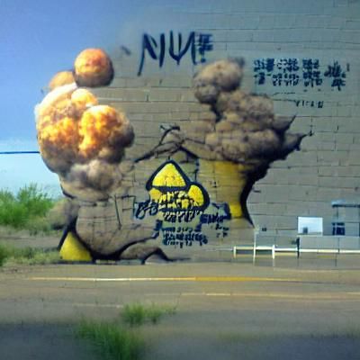 Graffiti Nuke Explosion: Digital Rendering