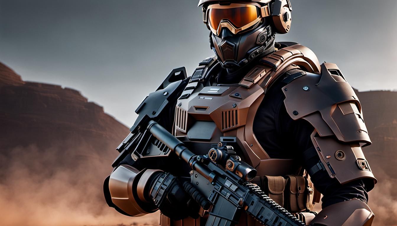 Future Soldier on Combat Rescue Mission