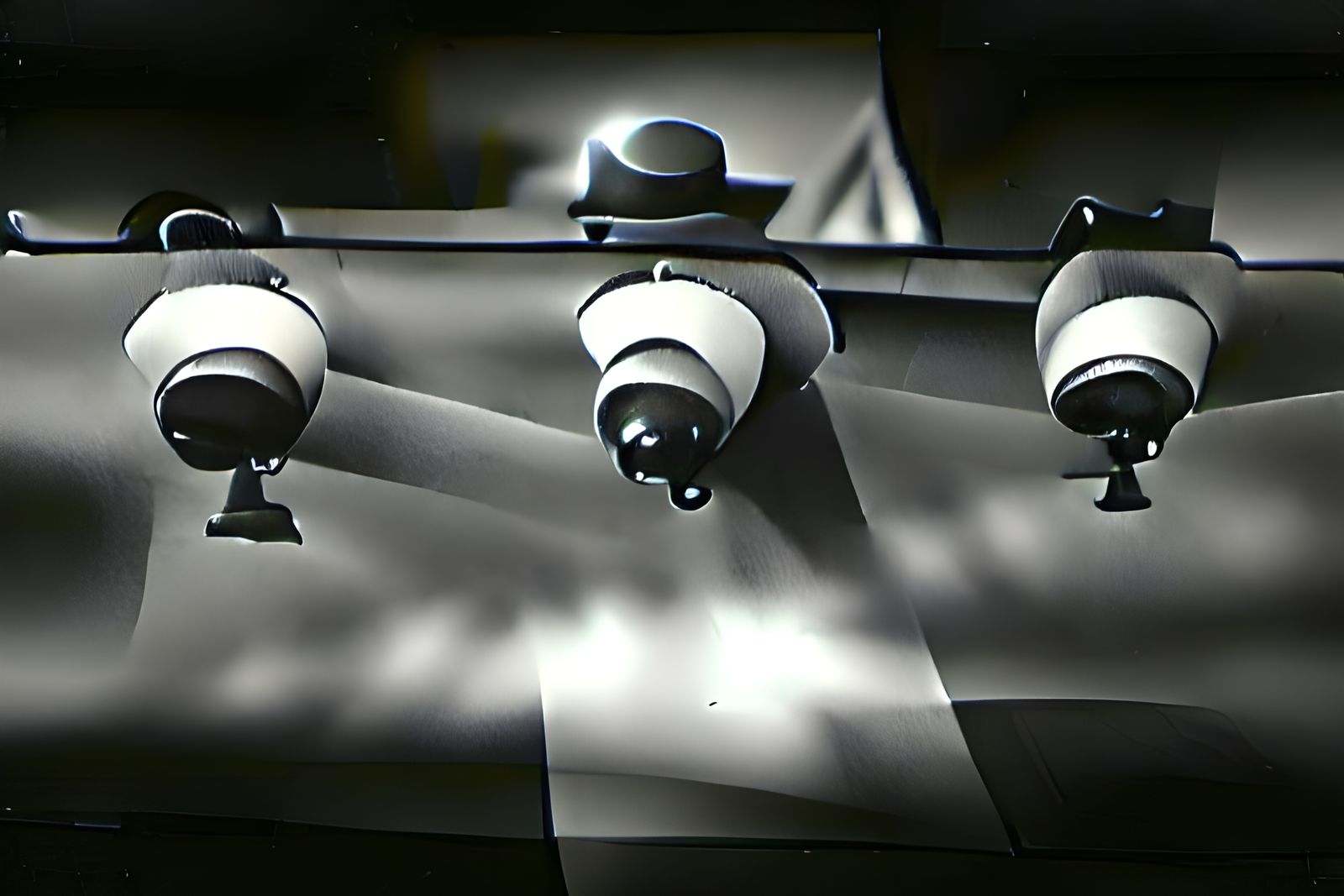 Film Noir Surveillance Camera Network in 8K