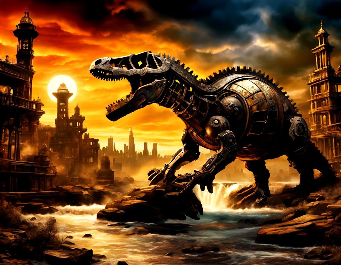 Fractured Time in a Steampunk Clockwork City