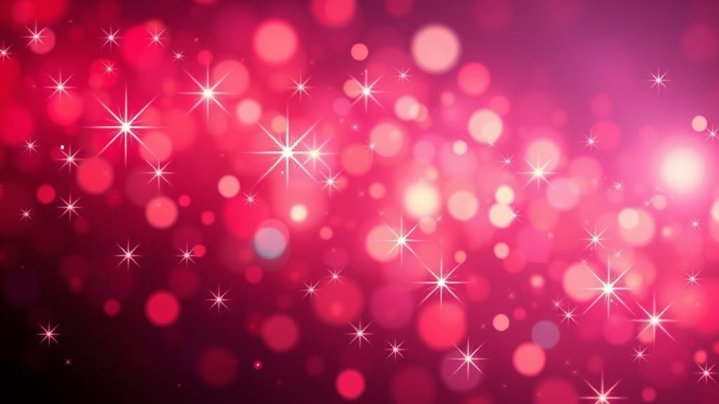 Sparkling Purple Background with Light Effects