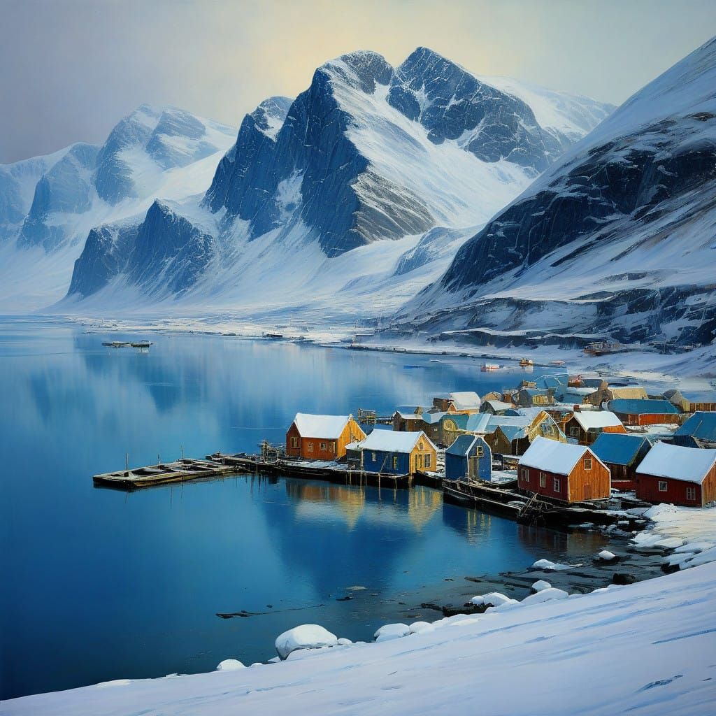 Fjord Village in Endless Winter